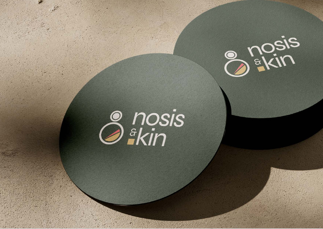 House seal and stickers, photographed for nosis&kin